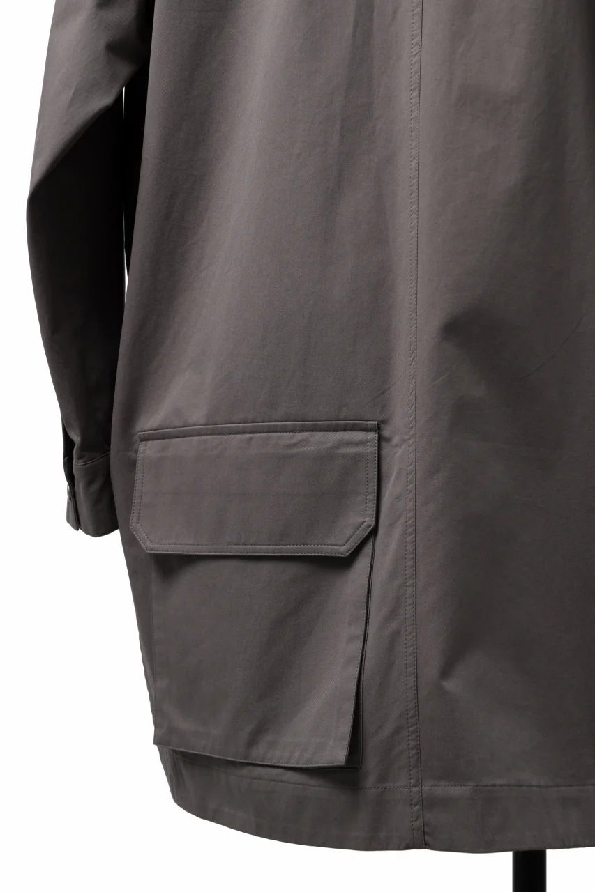 A.F ARTEFACT LONG-BACK MILITARY SHIRT (GREY) - Image 16