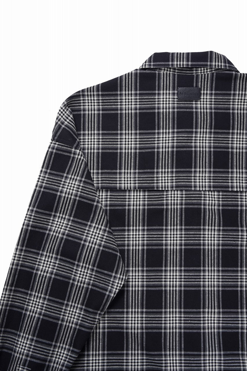 A.F ARTEFACT LONG SHIRT / TARTAN CHECK (BLACK x GREY) - Image 11