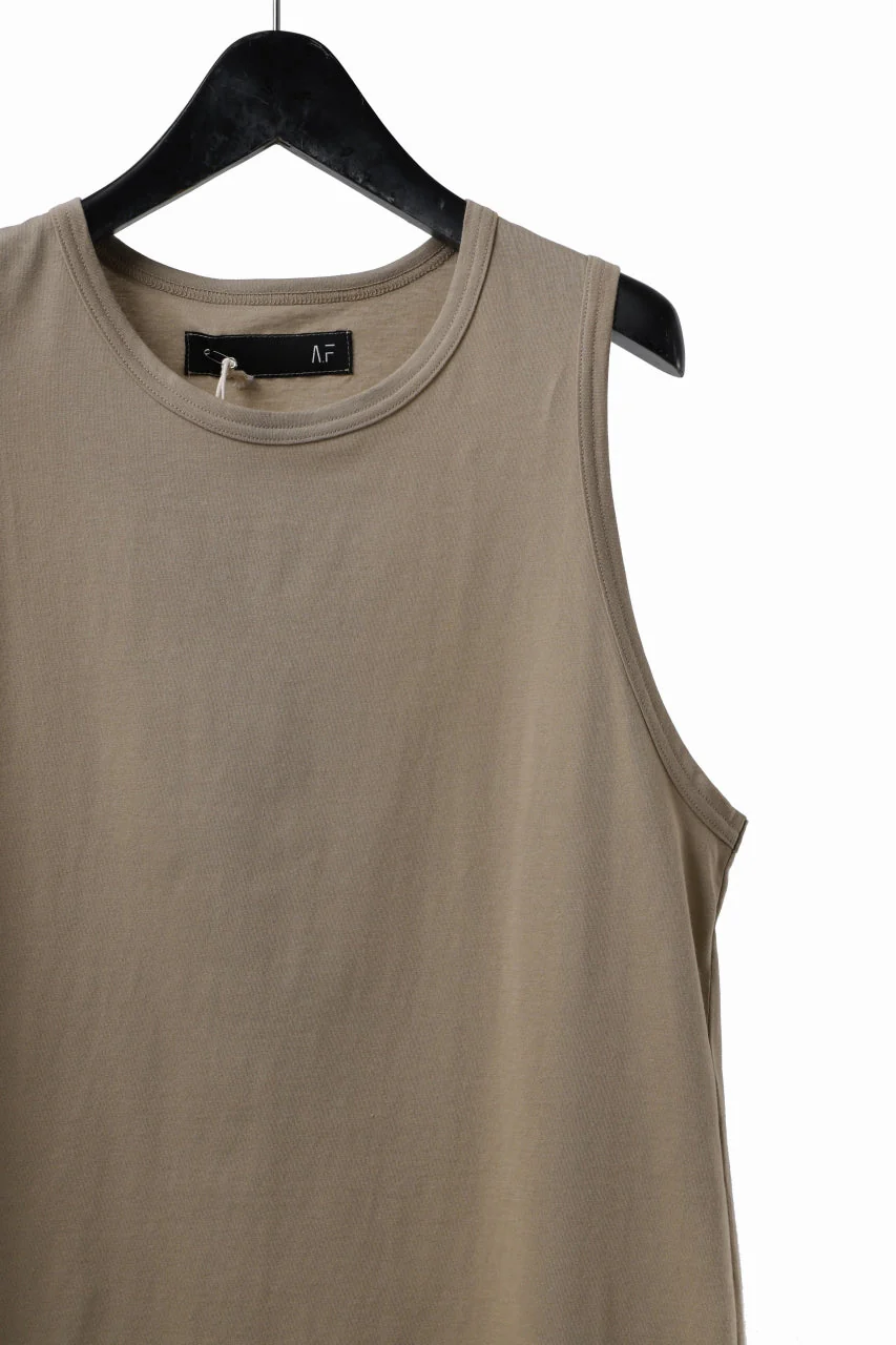 A.F ARTEFACT LOOSEY LONG TANK TOP (BEIGE) - Image 4