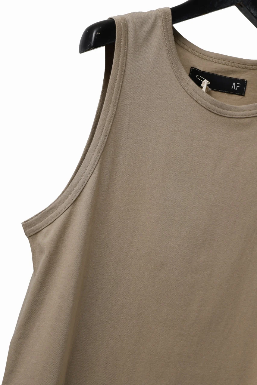 A.F ARTEFACT LOOSEY LONG TANK TOP (BEIGE) - Image 9