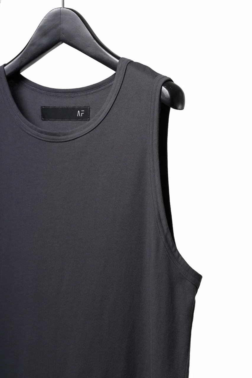 A.F ARTEFACT LOOSEY LONG TANK TOP (GREY) - Image 4