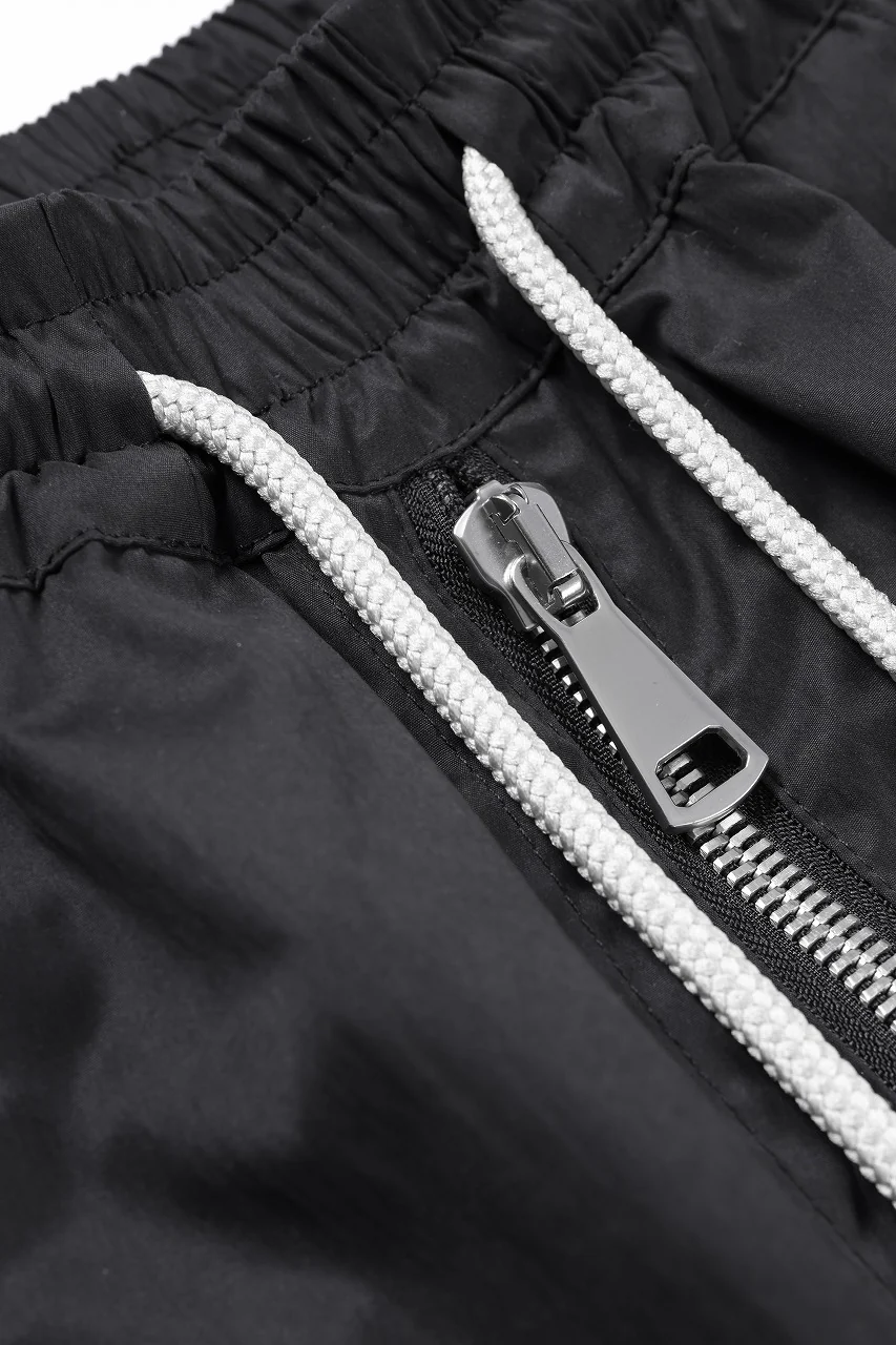 A.F ARTEFACT LOWCROTCH MILITARY WIDE SHORTS / TENCEL NYLON (BLACK) - Image 6