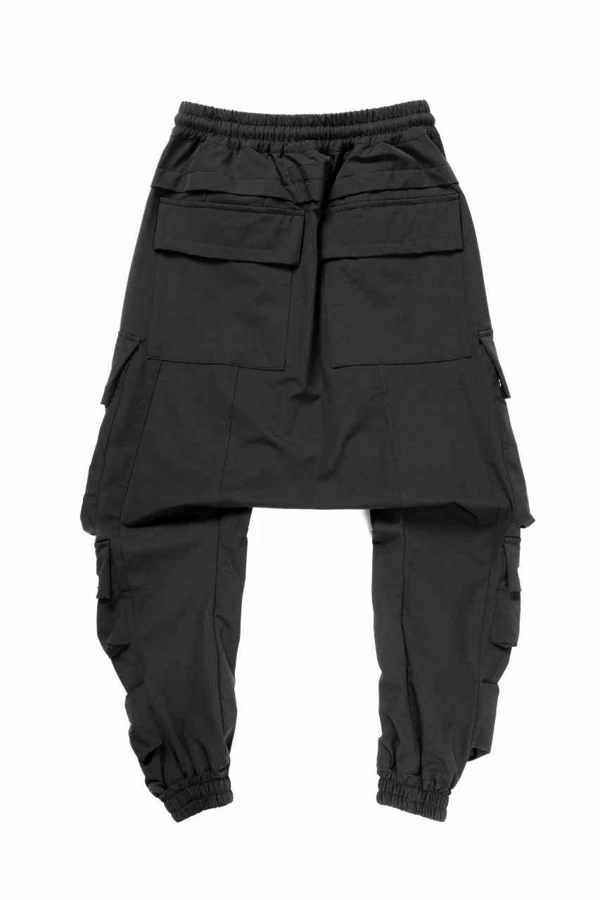 A.F ARTEFACT LOWCROTCH TACTICAL JOGGERS / TECH SMOOTH (BLACK) - Image 3