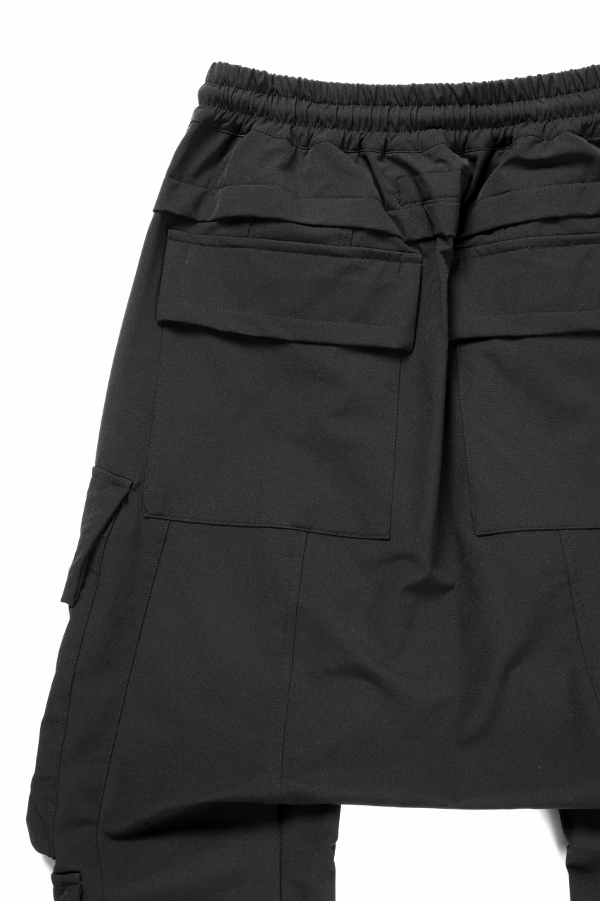 A.F ARTEFACT LOWCROTCH TACTICAL JOGGERS / TECH SMOOTH (BLACK) - Image 8