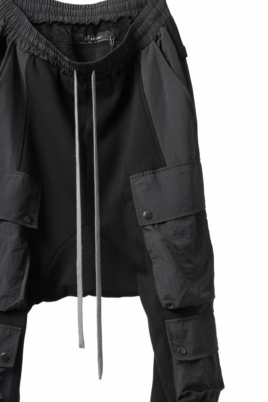 A.F ARTEFACT MILITARY CARGO SARROUEL PANTS / BOMBER HEAT® + NYLON (BLACK) - Image 11