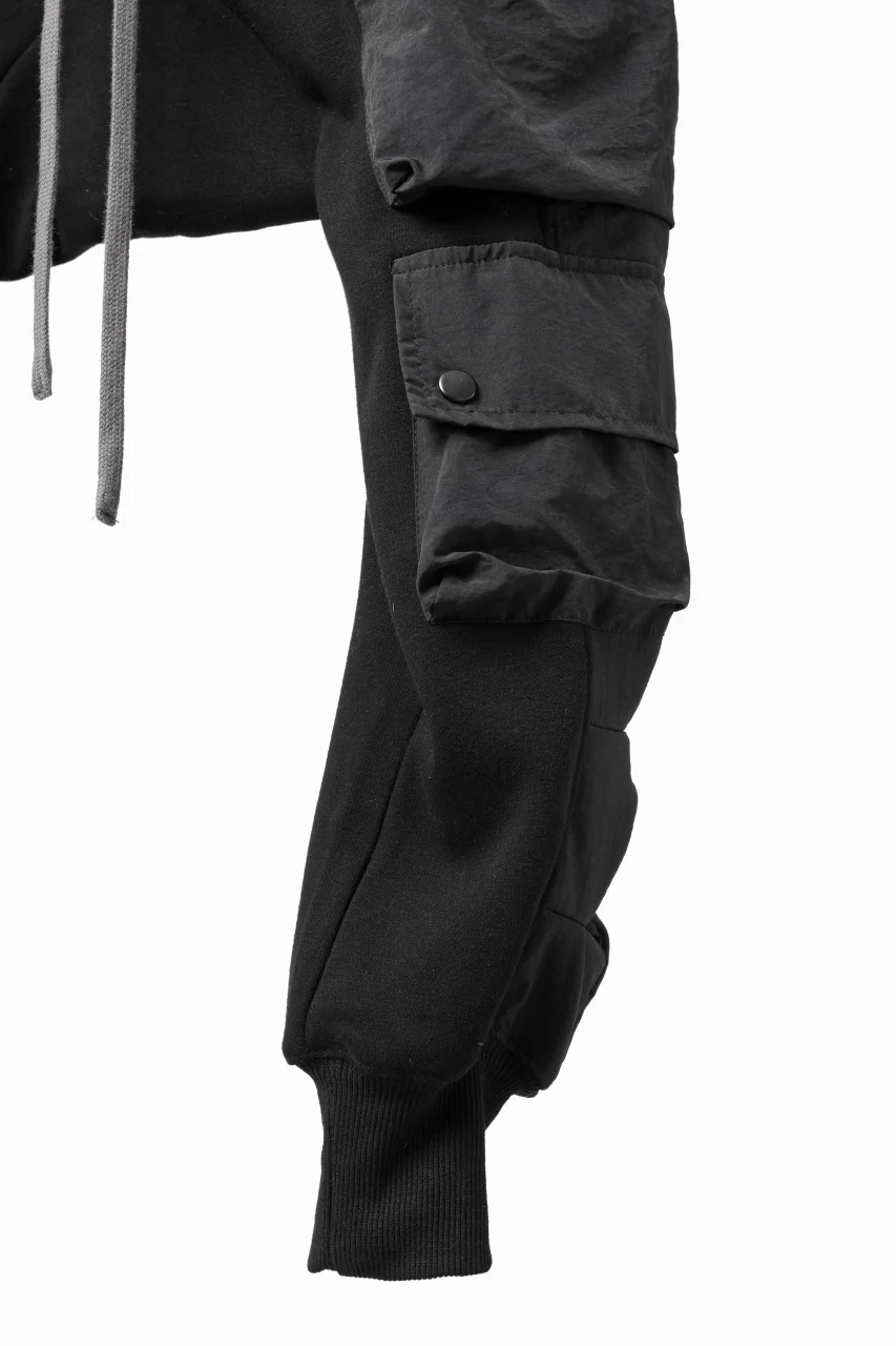 A.F ARTEFACT MILITARY CARGO SARROUEL PANTS / BOMBER HEAT® + NYLON (BLACK) - Image 12