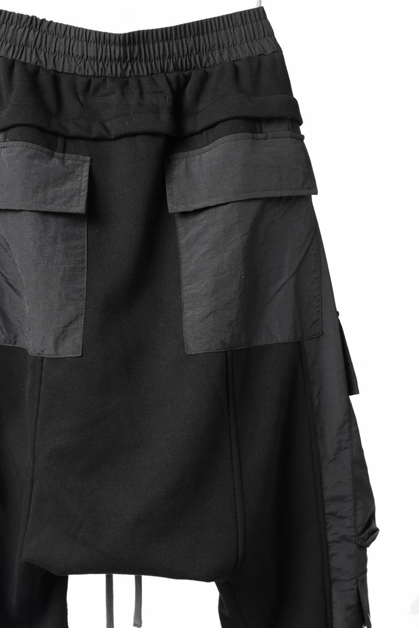 A.F ARTEFACT MILITARY CARGO SARROUEL PANTS / BOMBER HEAT® + NYLON (BLACK) - Image 14