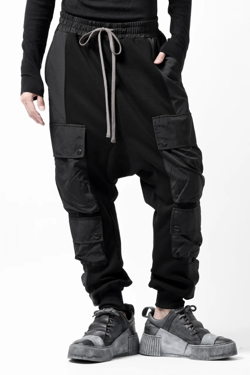 A.F ARTEFACT MILITARY CARGO SARROUEL PANTS / BOMBER HEAT® + NYLON (BLACK) - Image 18