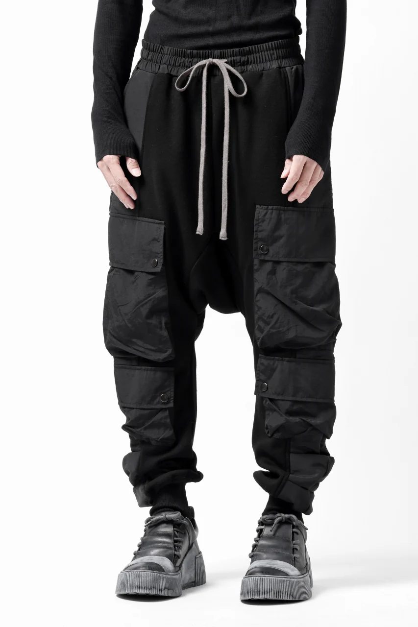 A.F ARTEFACT MILITARY CARGO SARROUEL PANTS / BOMBER HEAT® + NYLON (BLACK) - Image 19