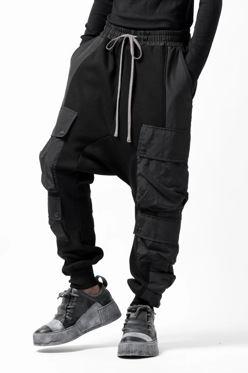 A.F ARTEFACT MILITARY CARGO SARROUEL PANTS / BOMBER HEAT® + NYLON (BLACK) - Image 2