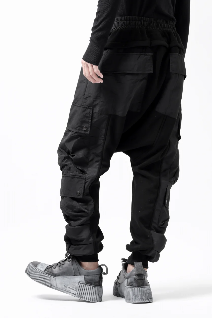 A.F ARTEFACT MILITARY CARGO SARROUEL PANTS / BOMBER HEAT® + NYLON (BLACK) - Image 22