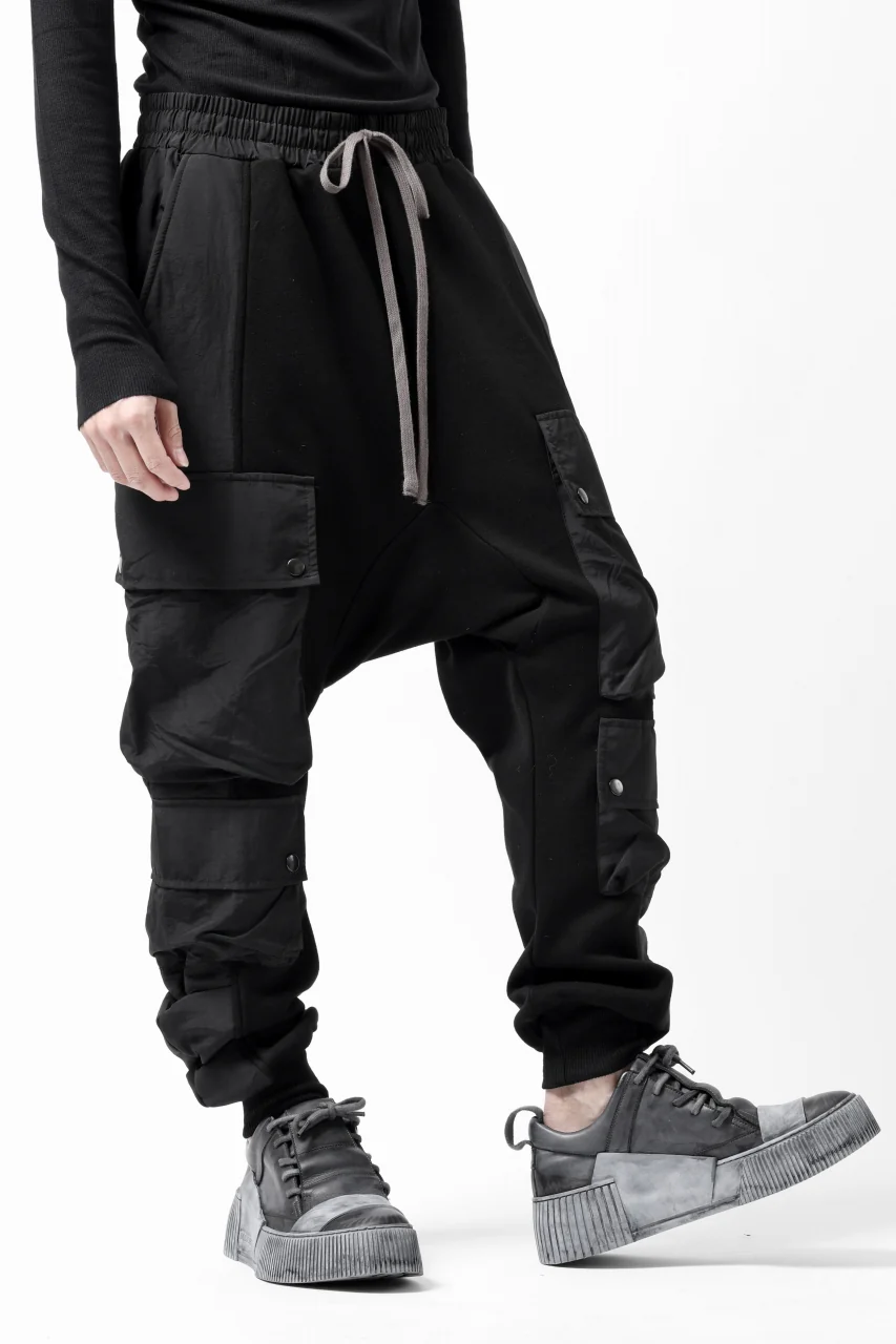 A.F ARTEFACT MILITARY CARGO SARROUEL PANTS / BOMBER HEAT® + NYLON (BLACK) - Image 23