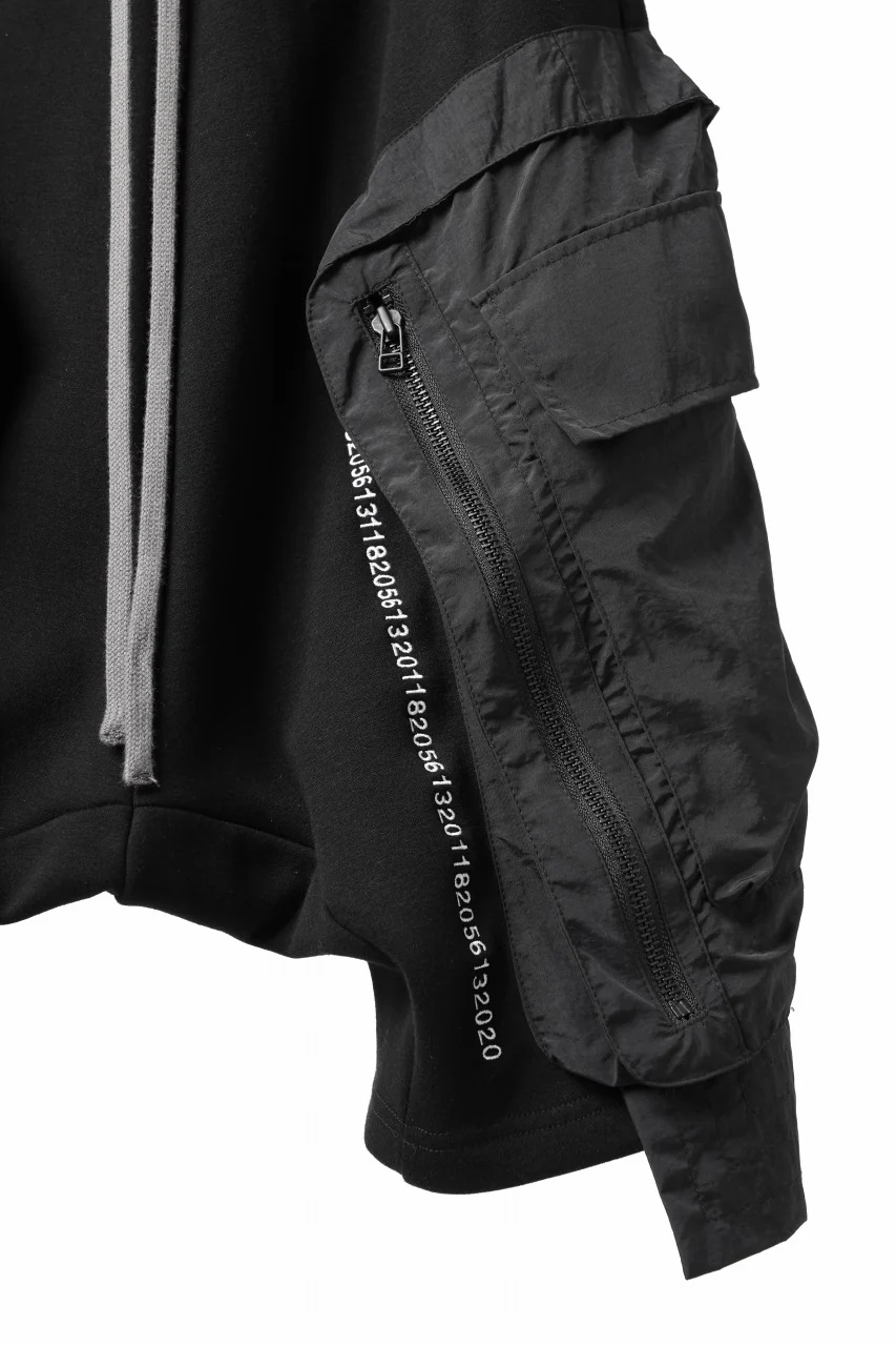 A.F ARTEFACT MILITARY CARGO SARROUEL SHORTS / BOMBER HEAT® + NYLON (BLACK) - Image 5