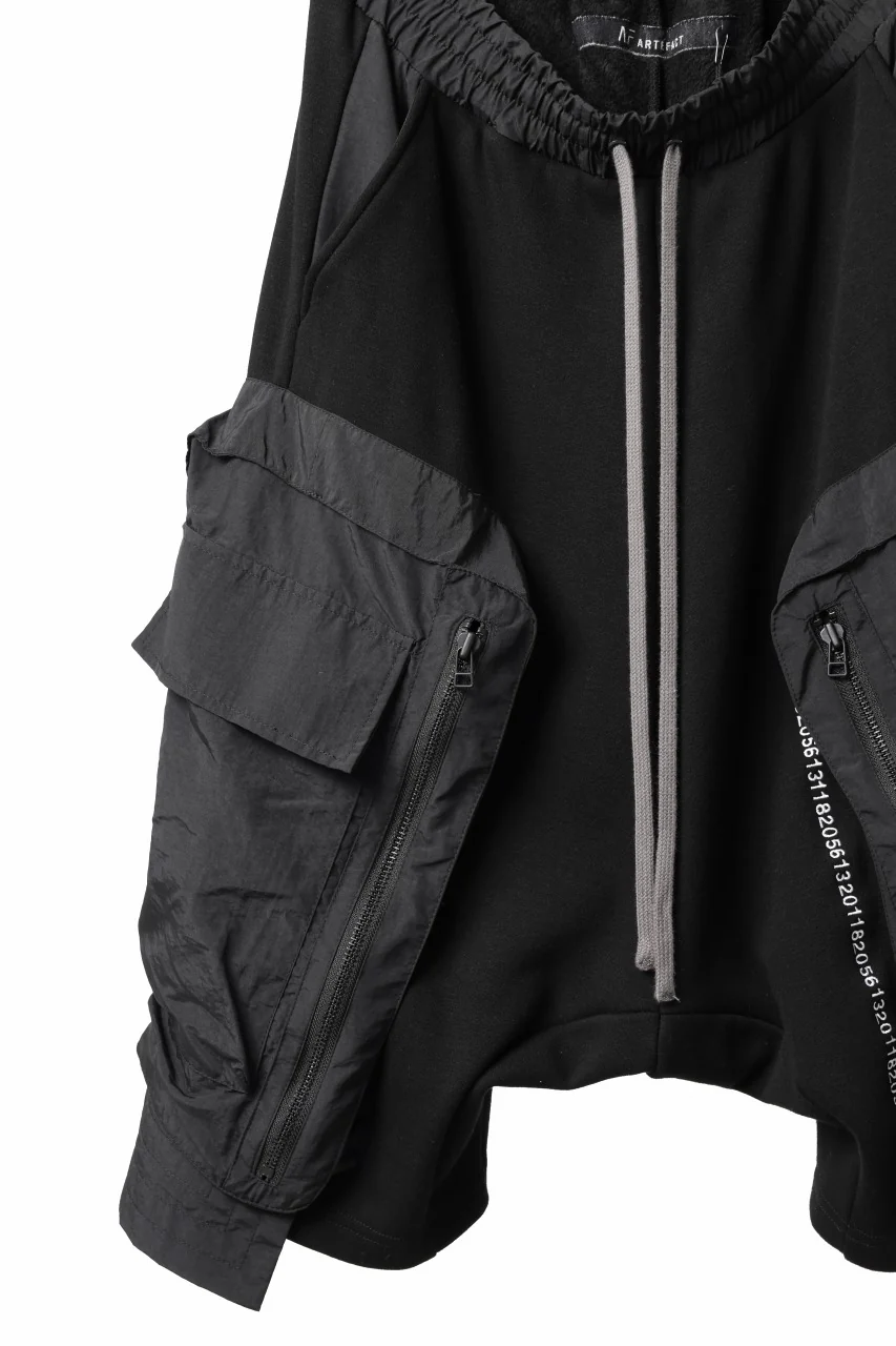 A.F ARTEFACT MILITARY CARGO SARROUEL SHORTS / BOMBER HEAT® + NYLON (BLACK) - Image 6