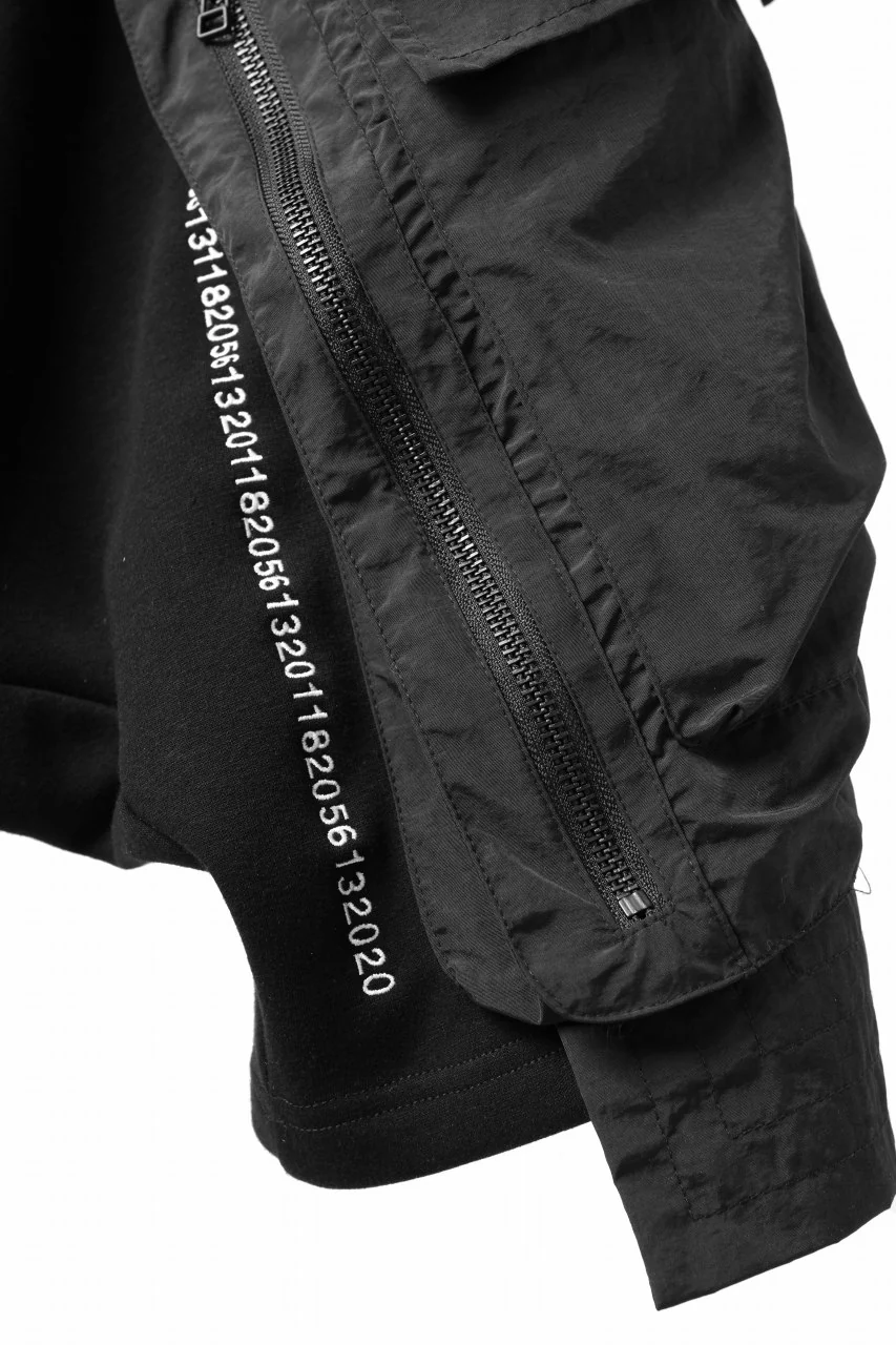 A.F ARTEFACT MILITARY CARGO SARROUEL SHORTS / BOMBER HEAT® + NYLON (BLACK) - Image 9