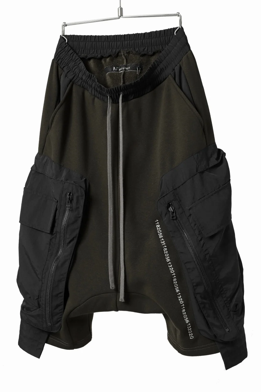 A.F ARTEFACT MILITARY CARGO SARROUEL SHORTS / BOMBER HEAT® + NYLON (KHAKI) - Image 2