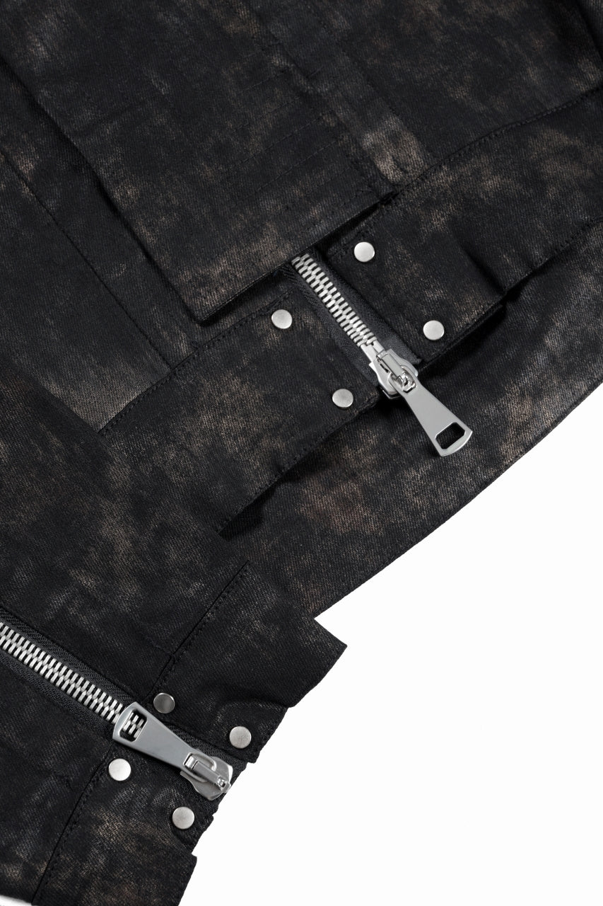 A.F ARTEFACT MILITARY HOODED BLOUSON / METAL STEAM CAMOUFLAGE (BLACK×BROWN) - Image 5