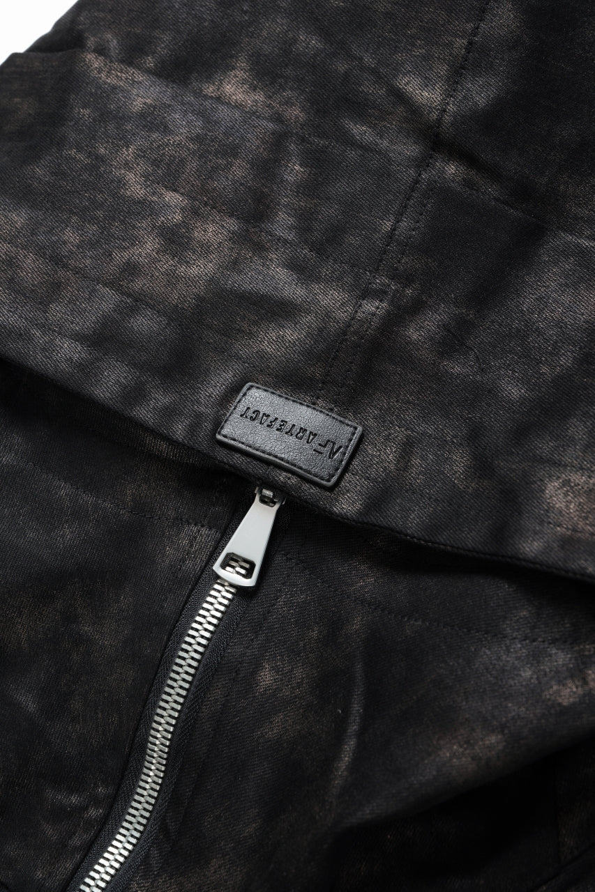A.F ARTEFACT MILITARY HOODED BLOUSON / METAL STEAM CAMOUFLAGE (BLACK×BROWN) - Image 7