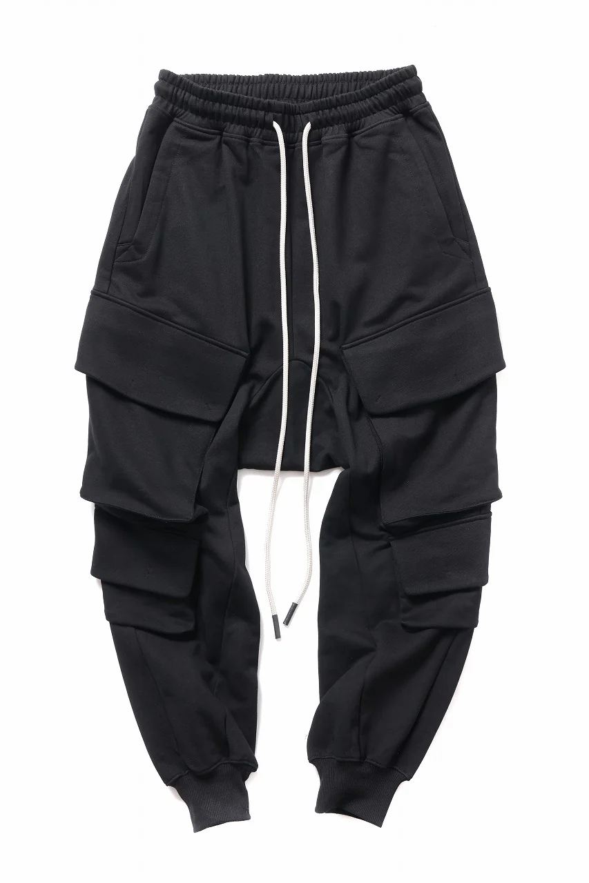 A.F ARTEFACT MILITARY SWEAT SAROUEL PANTS (BLACK) - Image 2