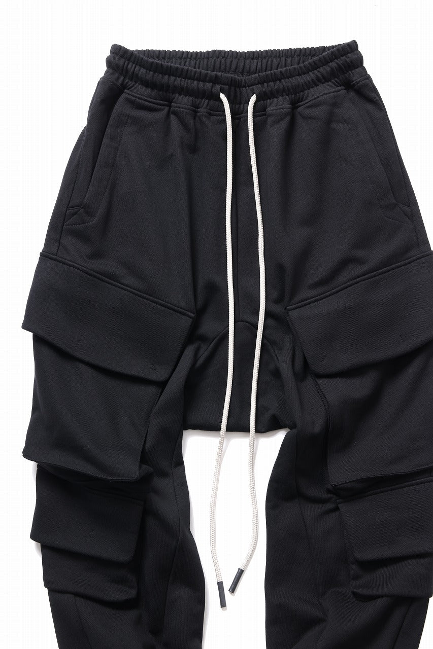 A.F ARTEFACT MILITARY SWEAT SAROUEL PANTS (BLACK) - Image 7