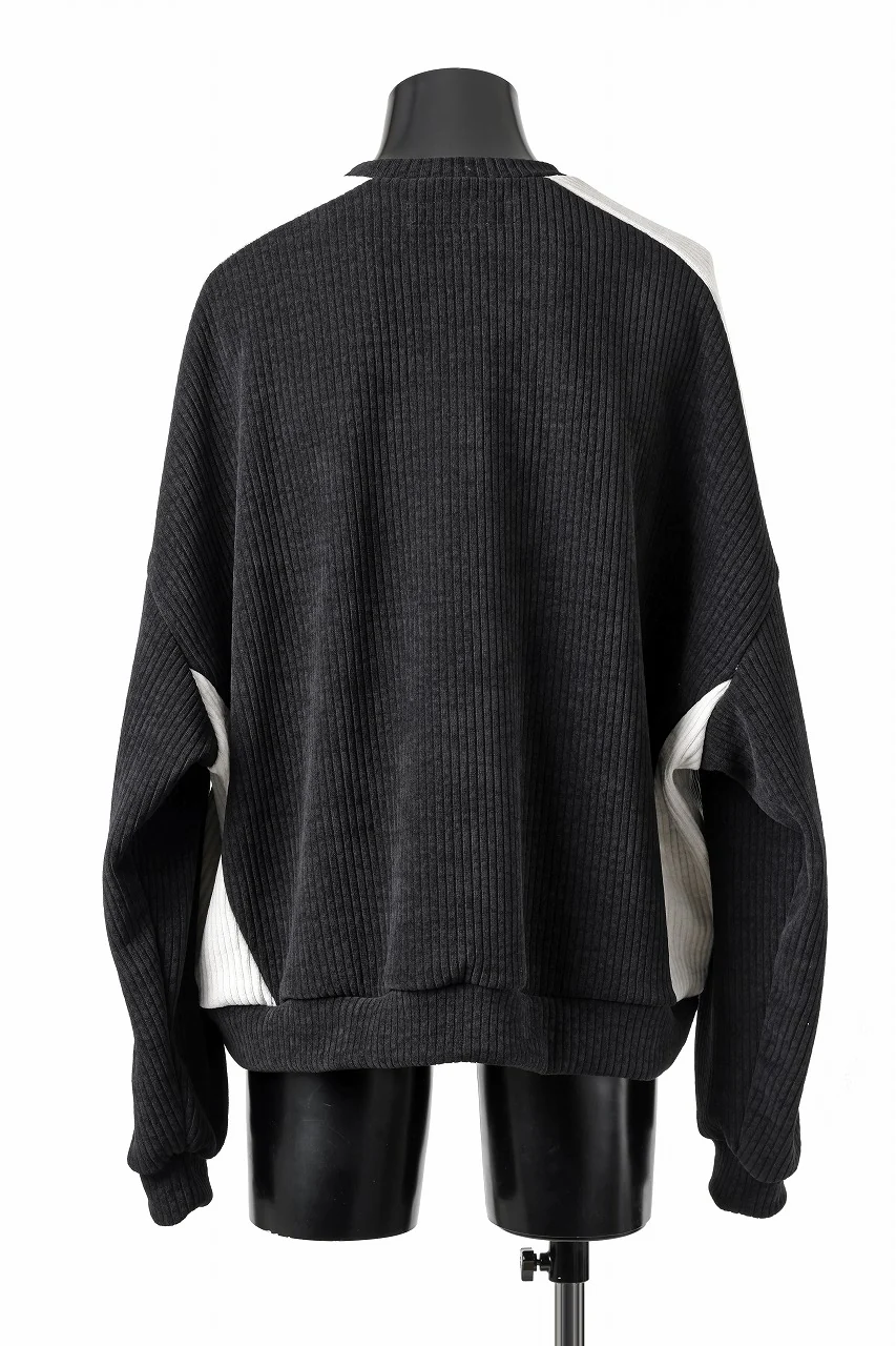 A.F ARTEFACT MODUROY KNIT TOPS (BLACK x IVORY) - Image 4