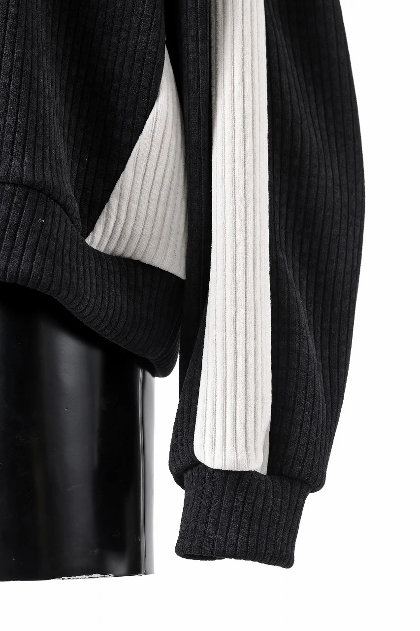 A.F ARTEFACT MODUROY KNIT TOPS (BLACK x IVORY) - Image 7