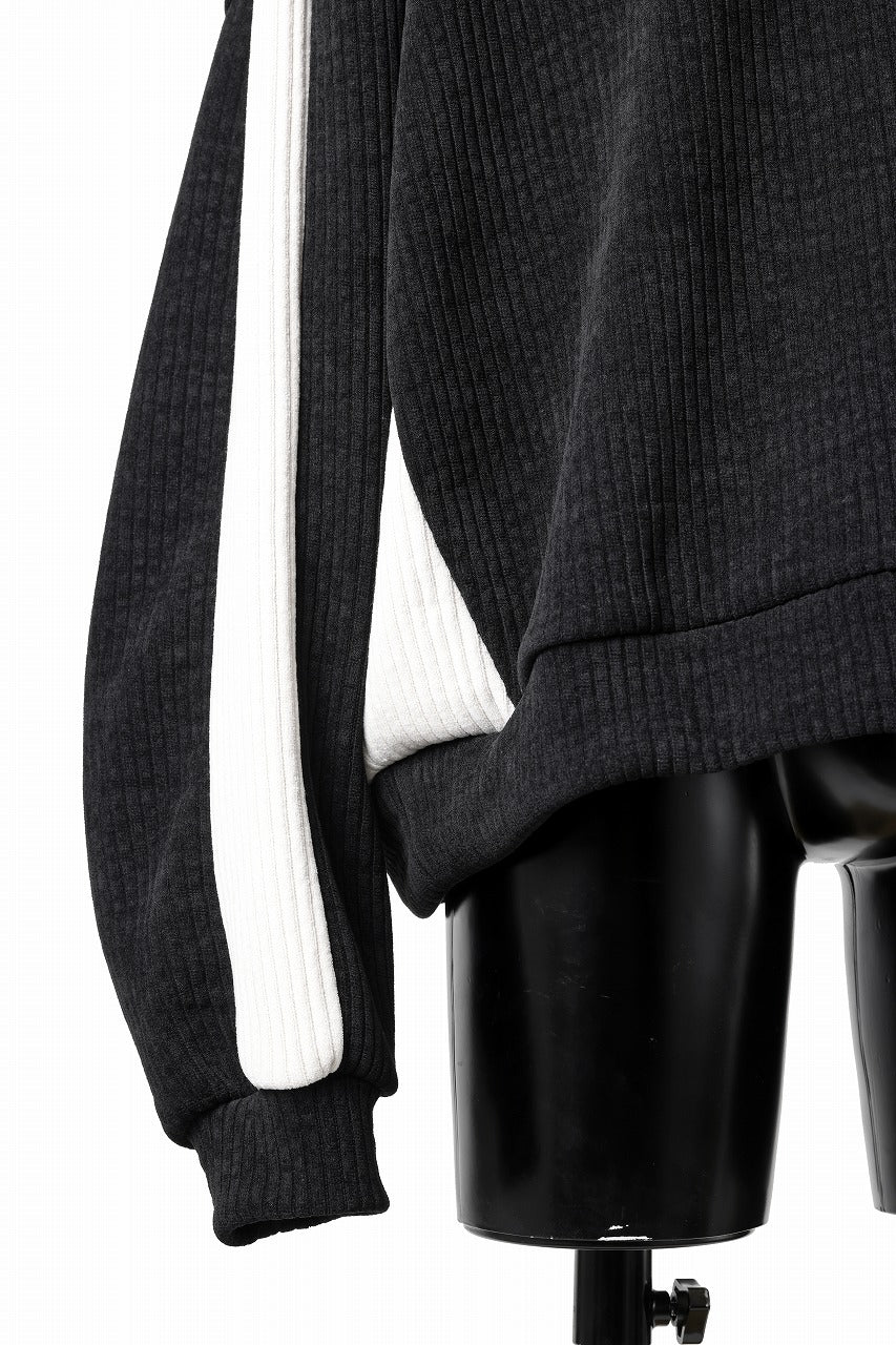 A.F ARTEFACT MODUROY KNIT TOPS (BLACK x IVORY) - Image 9