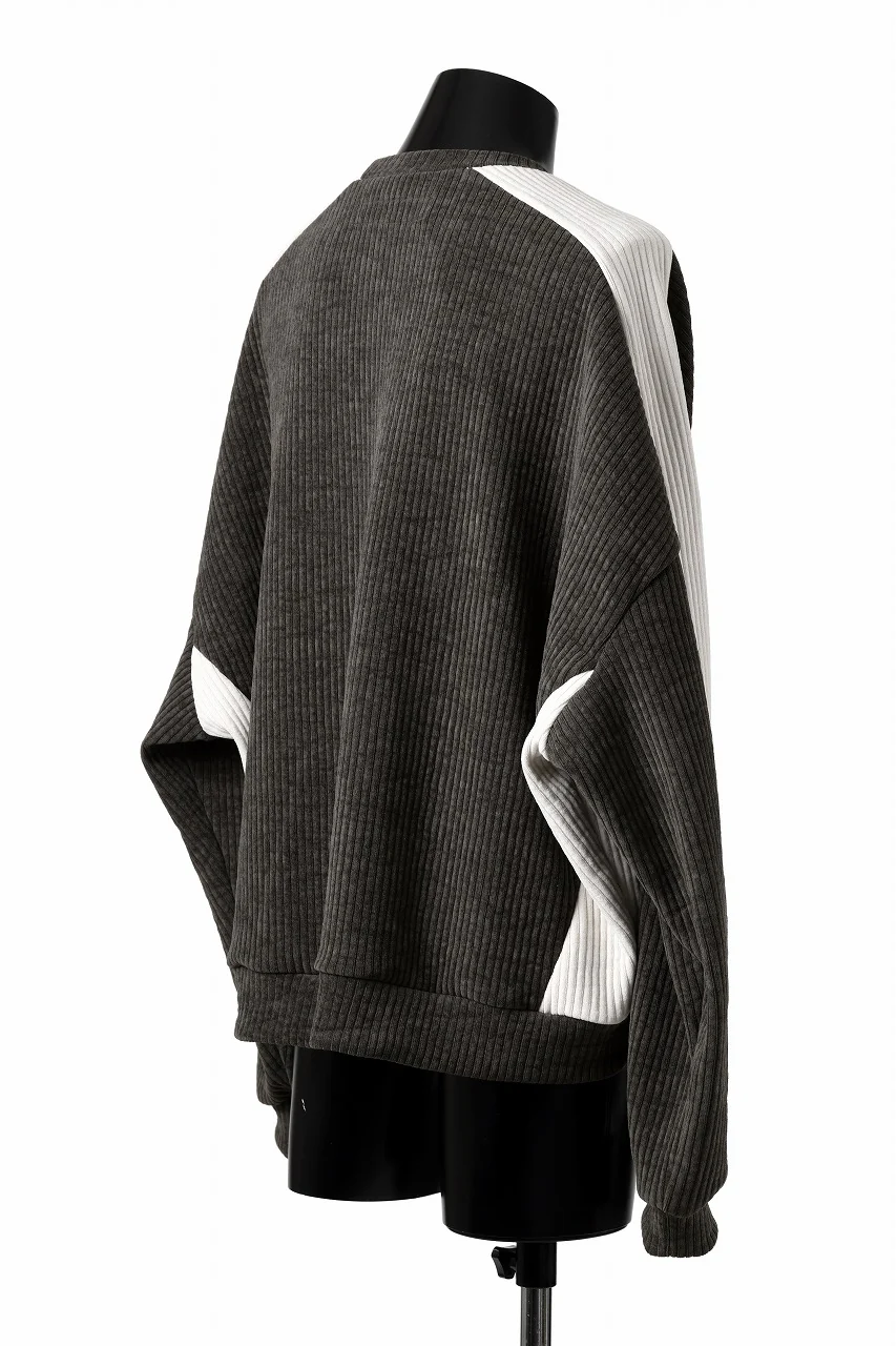 A.F ARTEFACT MODUROY KNIT TOPS (KHAKI x IVORY) - Image 5
