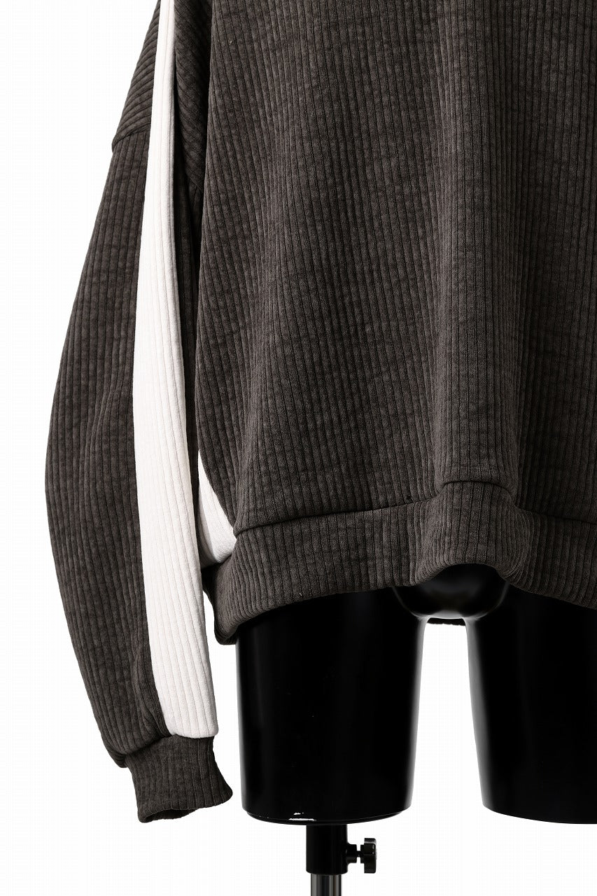 A.F ARTEFACT MODUROY KNIT TOPS (KHAKI x IVORY) - Image 8