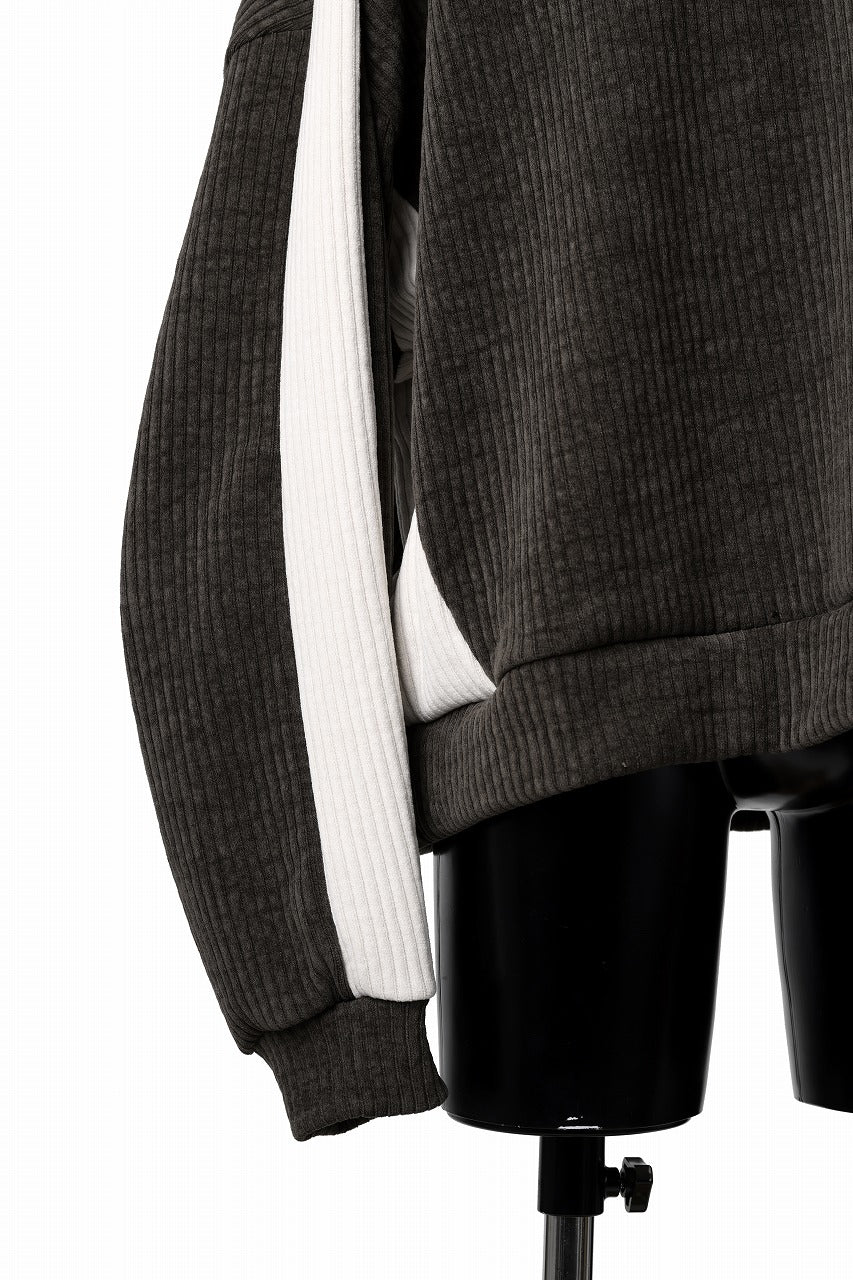 A.F ARTEFACT MODUROY KNIT TOPS (KHAKI x IVORY) - Image 9
