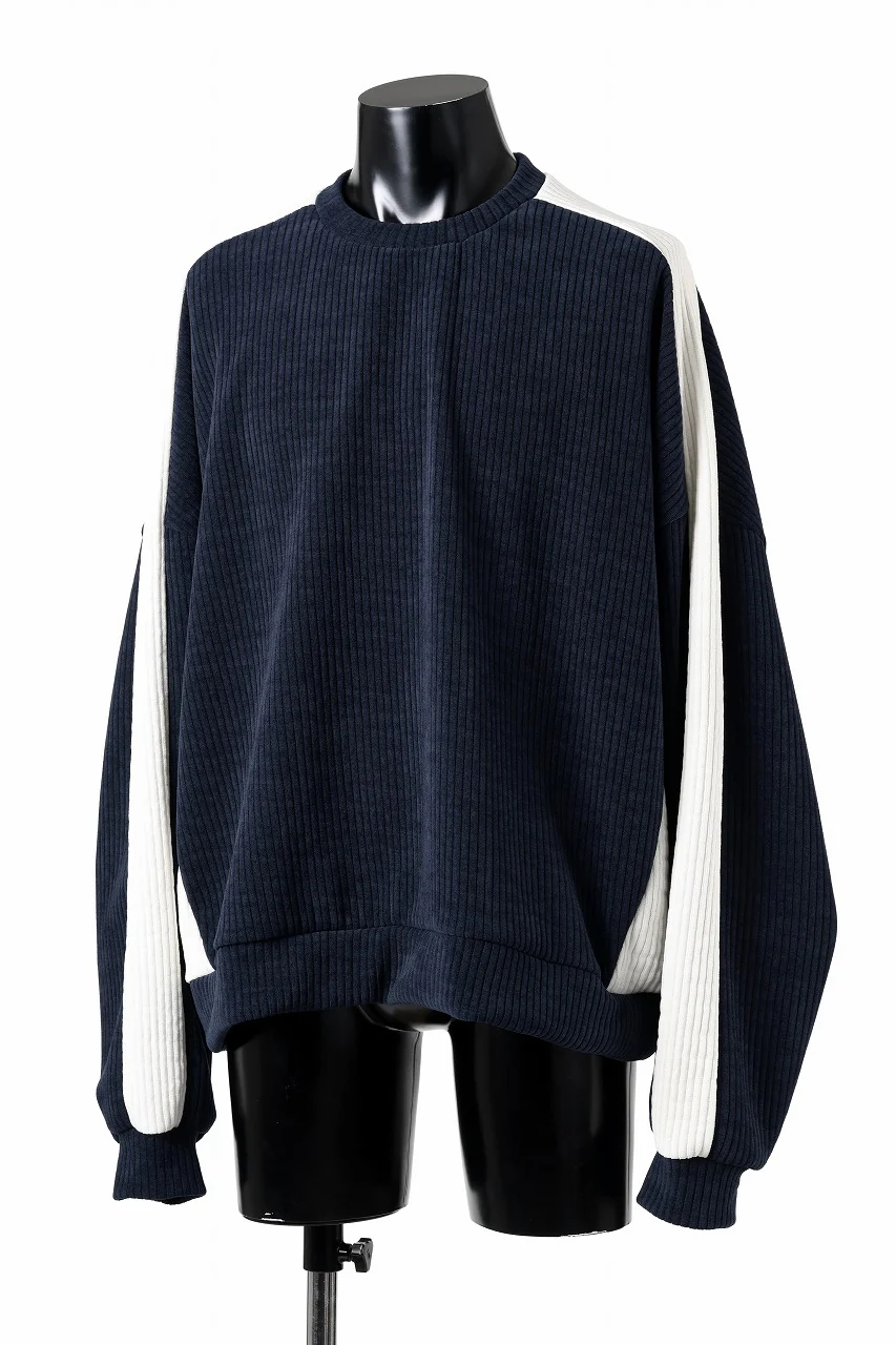 A.F ARTEFACT MODUROY KNIT TOPS (NAVY x IVORY) - Image 2