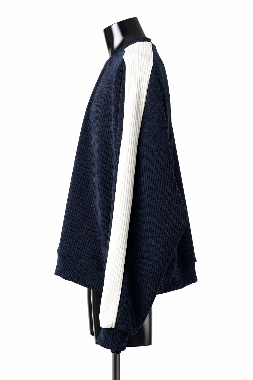 A.F ARTEFACT MODUROY KNIT TOPS (NAVY x IVORY) - Image 3