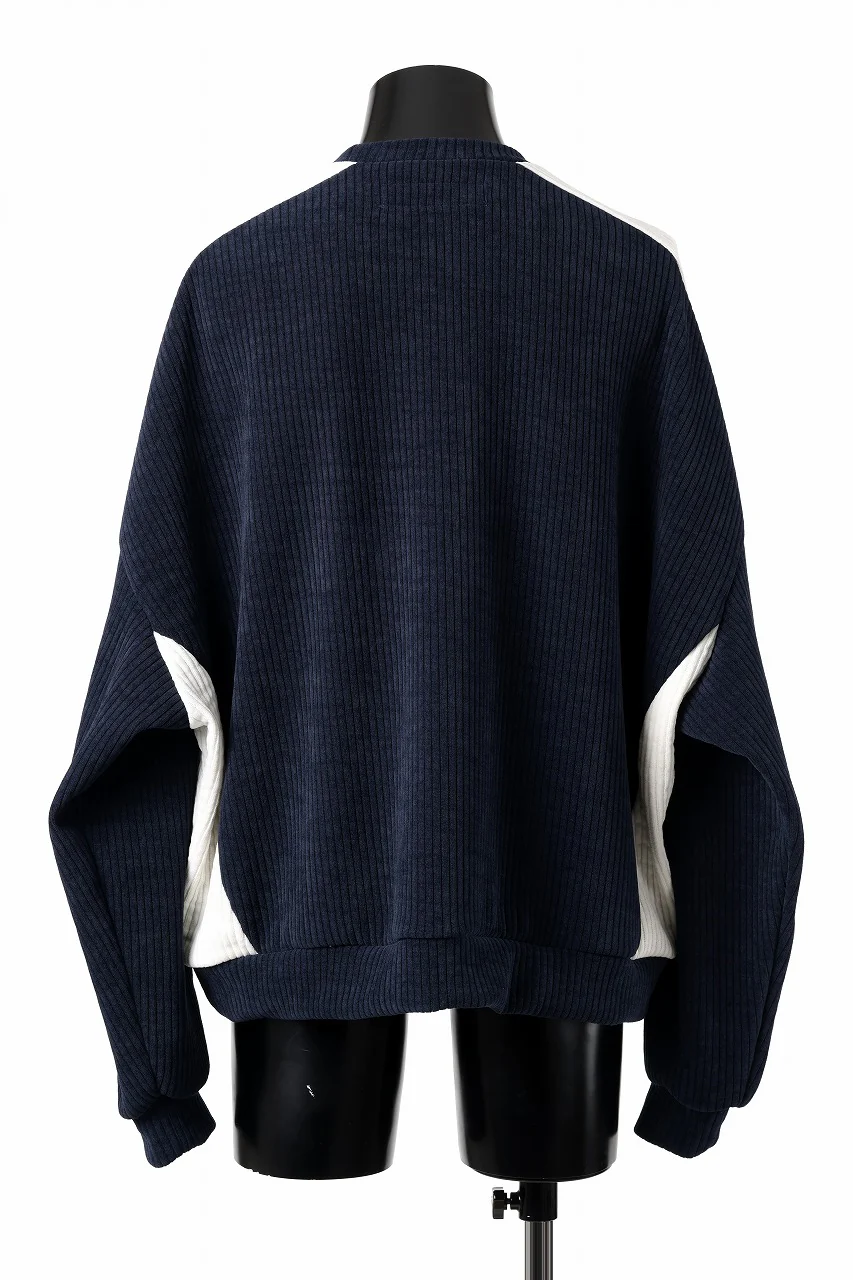 A.F ARTEFACT MODUROY KNIT TOPS (NAVY x IVORY) - Image 4