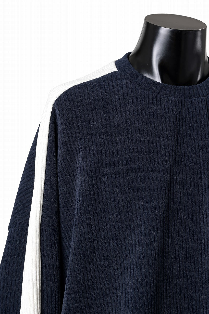 A.F ARTEFACT MODUROY KNIT TOPS (NAVY x IVORY) - Image 9