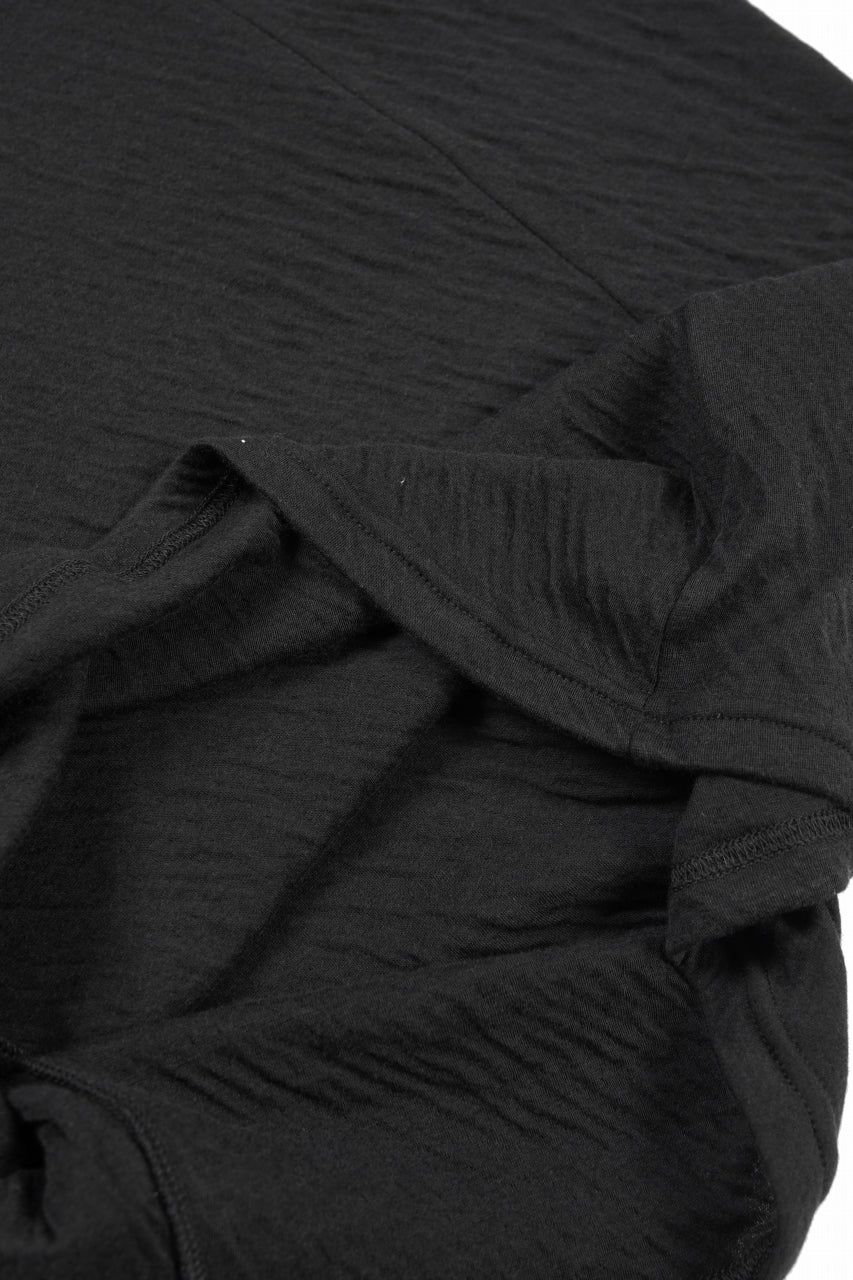 A.F ARTEFACT MULTI PANEL SLIMFIT T-SHIRT / SOFT DOUBLEFACE (BLACK) - Image 10