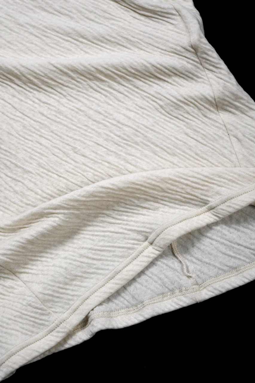 A.F ARTEFACT MULTI PANEL SLIMFIT T-SHIRT / SOFT DOUBLEFACE (IVORY) - Image 6