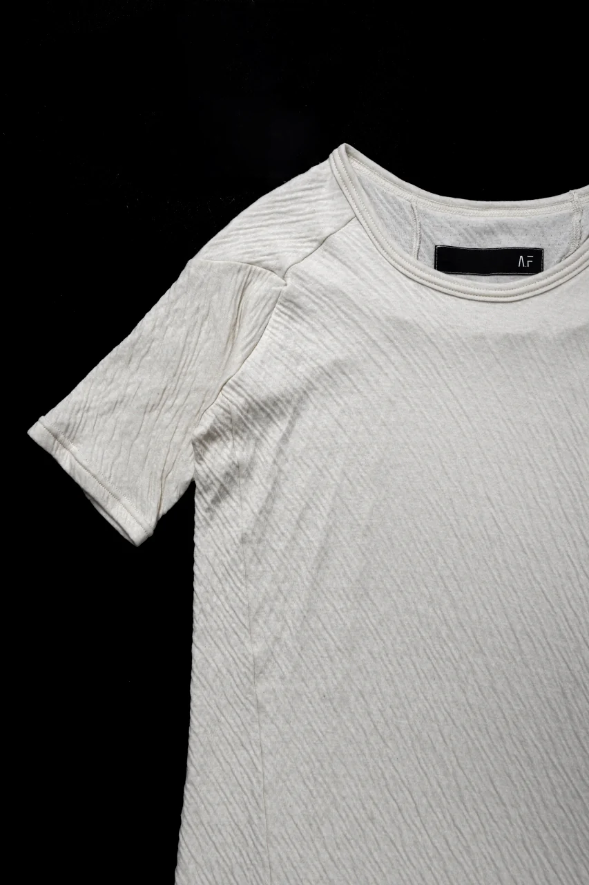 A.F ARTEFACT MULTI PANEL SLIMFIT T-SHIRT / SOFT DOUBLEFACE (IVORY) - Image 7