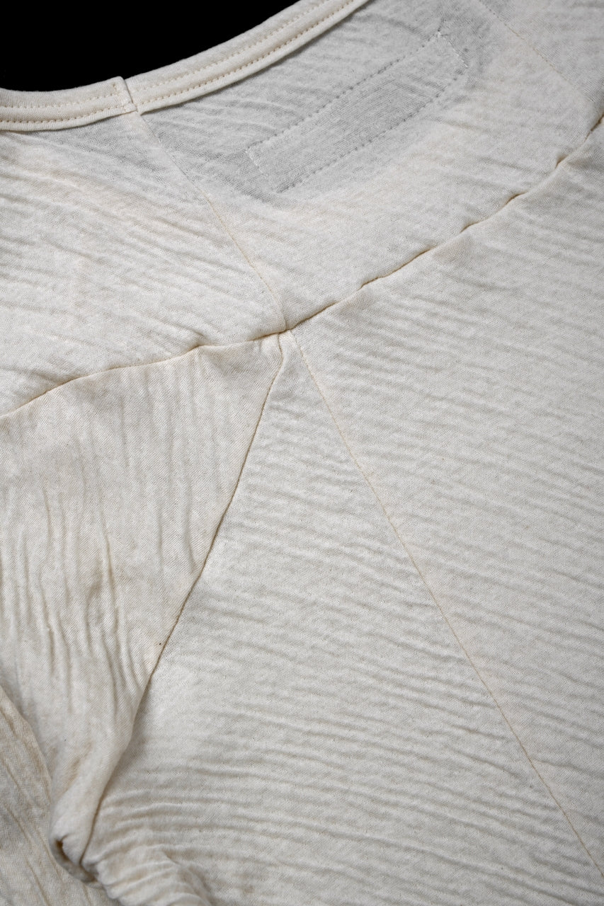 A.F ARTEFACT MULTI PANEL SLIMFIT T-SHIRT / SOFT DOUBLEFACE (IVORY) - Image 8