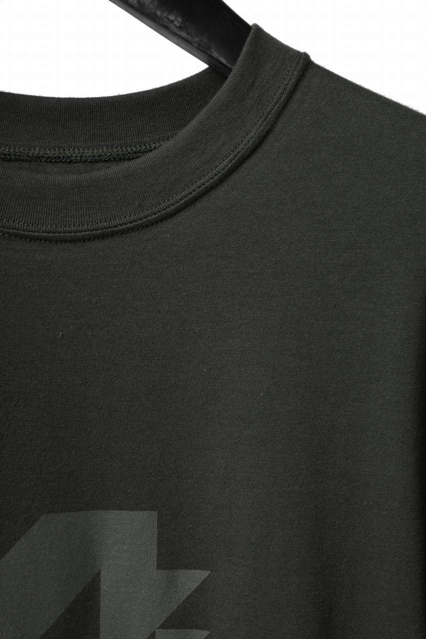 A.F ARTEFACT NUMBERRING PRINT OVER SIZED S/S TEE (KHAKI) - Image 5