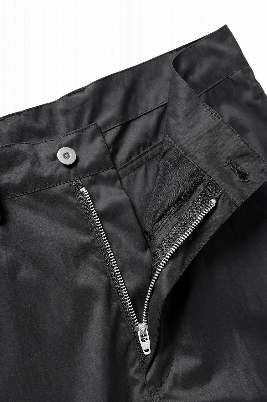 A.F ARTEFACT NYLON CARGO BAGGY PANTS (BLACK) - Image 11