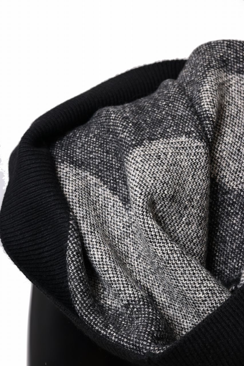 A.F ARTEFACT POLKA PATTERN KNIT TOPS (BLACK x BEIGE) - Image 19
