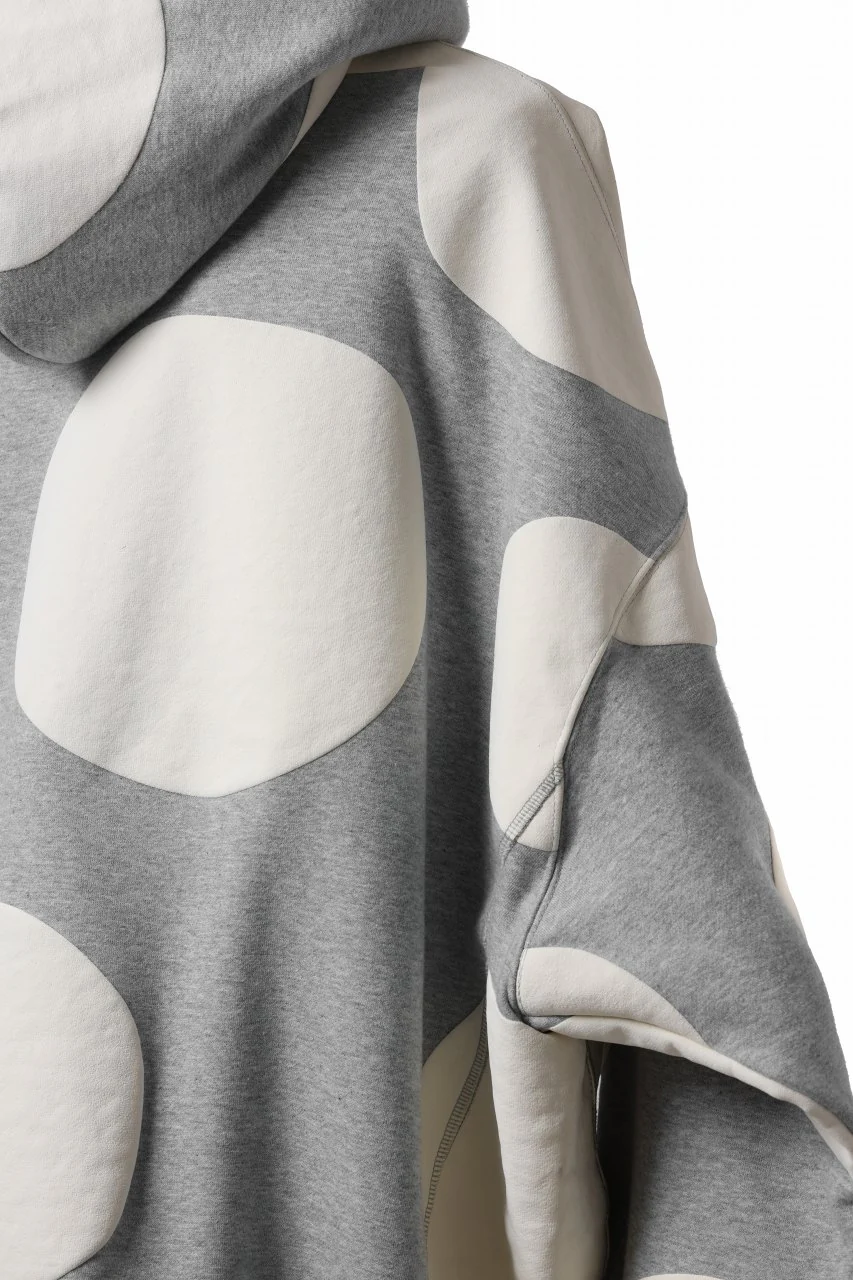A.F ARTEFACT POLKA PATTERN SWEAT HOODIE (HEATHER GREY) - Image 25