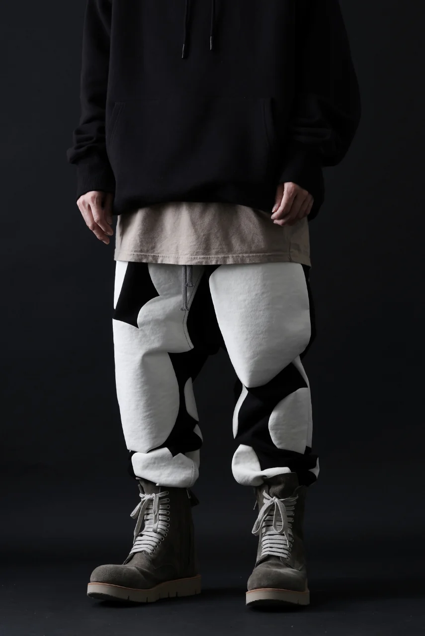 A.F ARTEFACT POLKA PATTERN SWEAT SAROUEL PANTS (BLACK) - Image 15