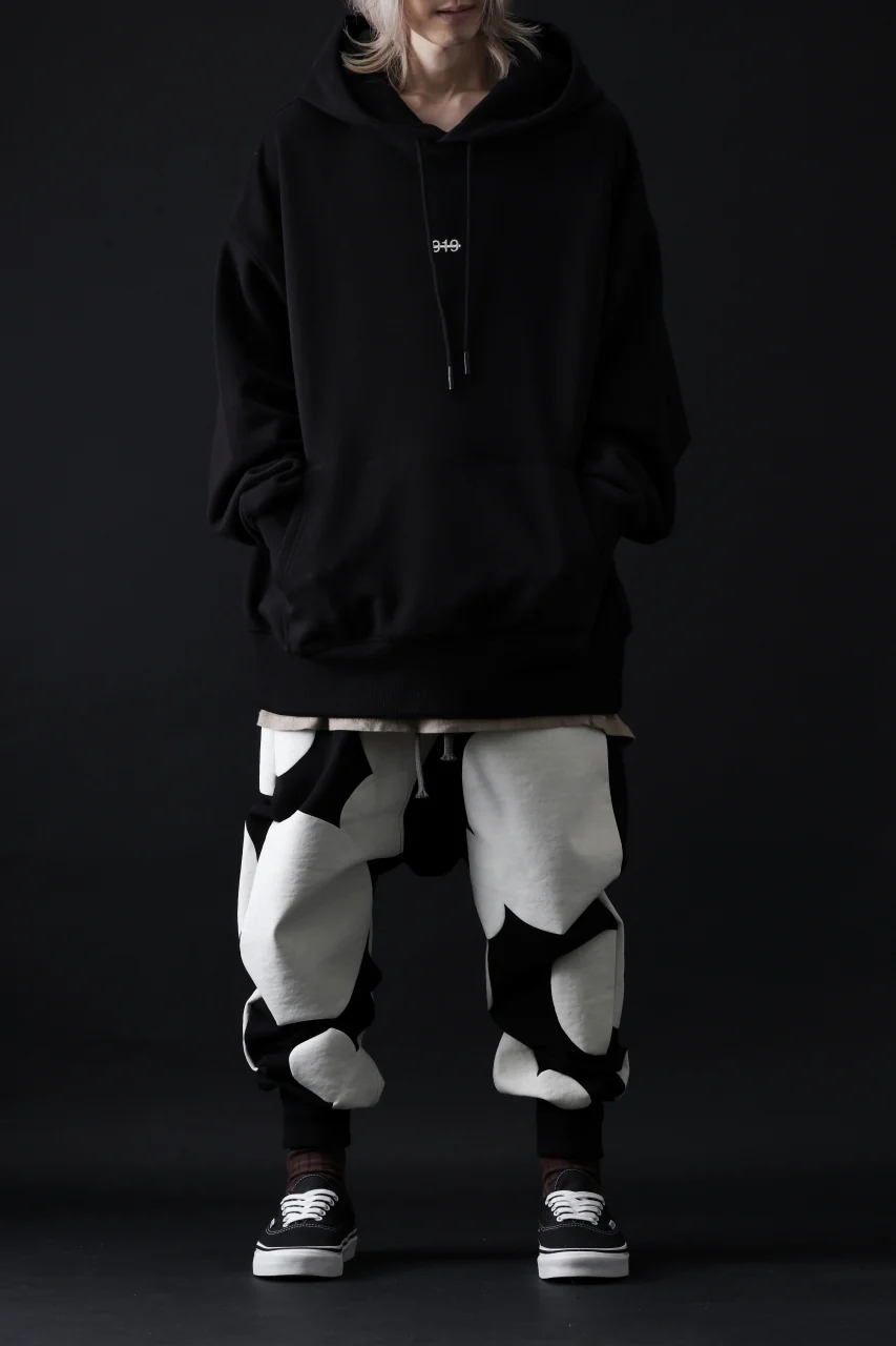 A.F ARTEFACT POLKA PATTERN SWEAT SAROUEL PANTS (BLACK) - Image 16