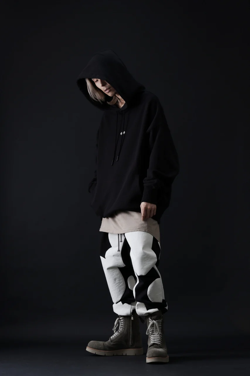 A.F ARTEFACT POLKA PATTERN SWEAT SAROUEL PANTS (BLACK) - Image 23