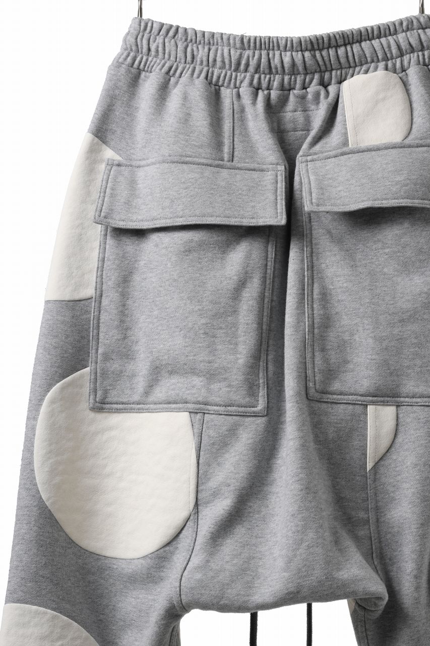 A.F ARTEFACT POLKA PATTERN SWEAT SAROUEL PANTS (HEATHER GREY) - Image 10