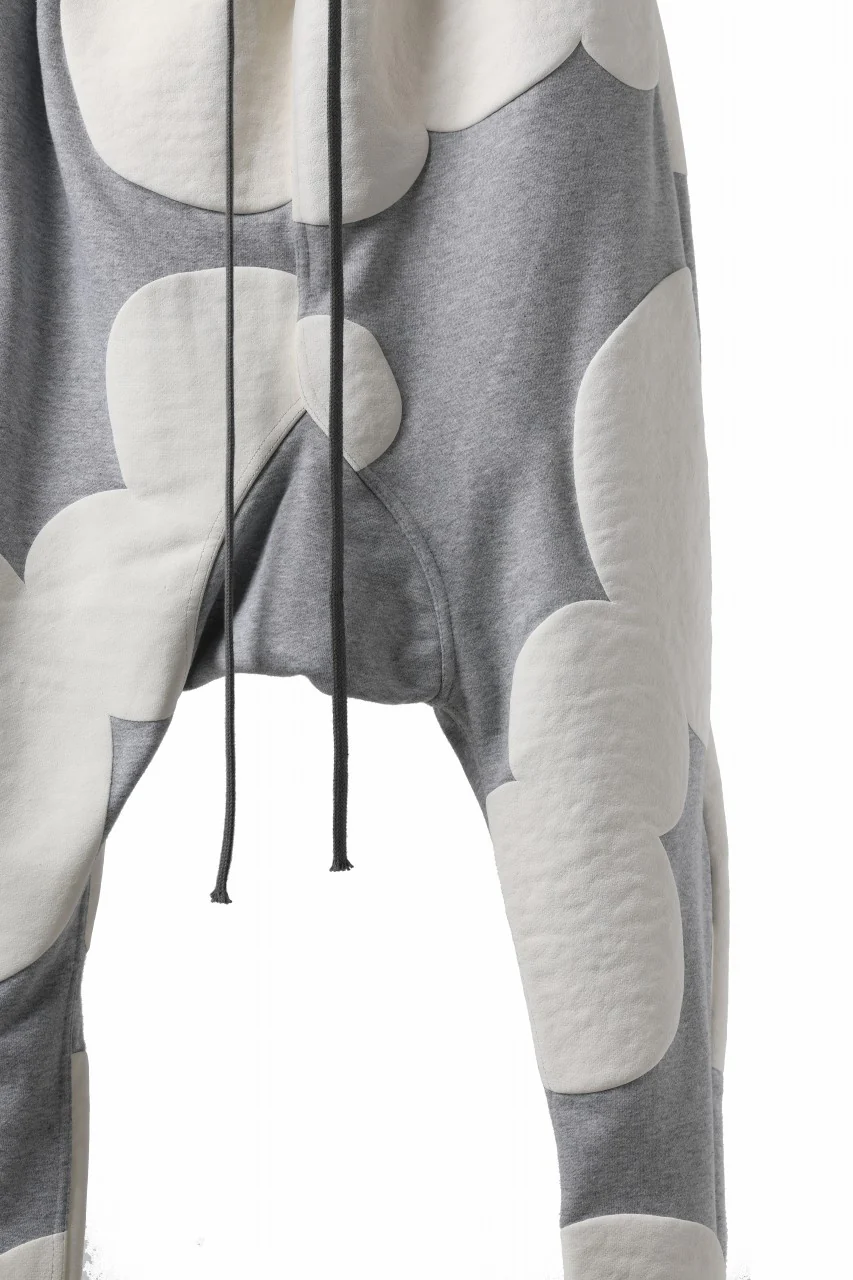 A.F ARTEFACT POLKA PATTERN SWEAT SAROUEL PANTS (HEATHER GREY) - Image 6