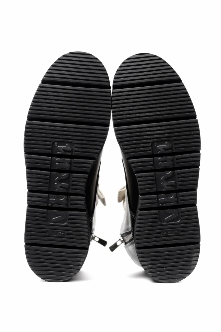 A.F ARTEFACT × Portaille DOUBLE SIDE ZIP BOOTS / ITALIAN VACHETTA SMOOTH (BLACK) - Image 12