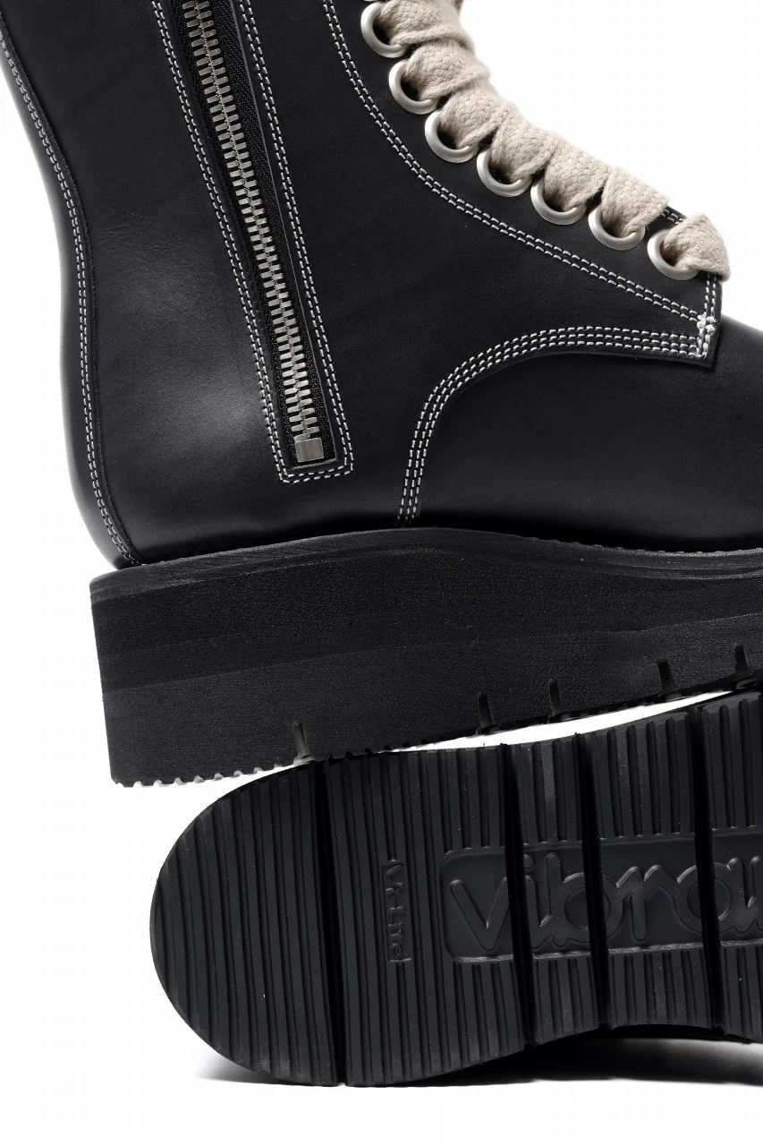 A.F ARTEFACT × Portaille DOUBLE SIDE ZIP BOOTS / ITALIAN VACHETTA SMOOTH (BLACK) - Image 18