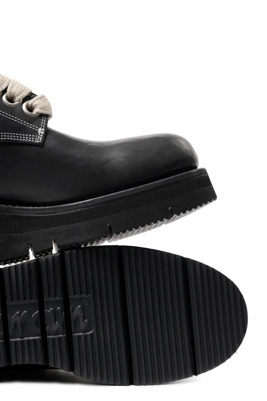 A.F ARTEFACT × Portaille DOUBLE SIDE ZIP BOOTS / ITALIAN VACHETTA SMOOTH (BLACK) - Image 19